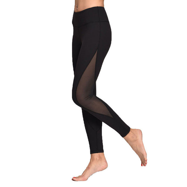 Women's Sports Slim Mesh Yoga Pants/Leggings/Gym Tights