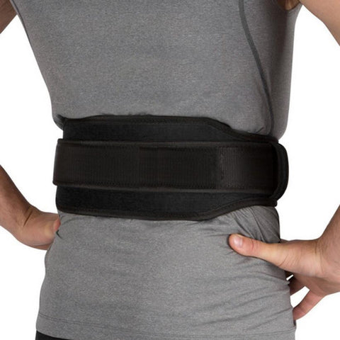 Sports Weightlifting Fitness Boxing Safety Gym Belt Waist Support Back Protector Size L